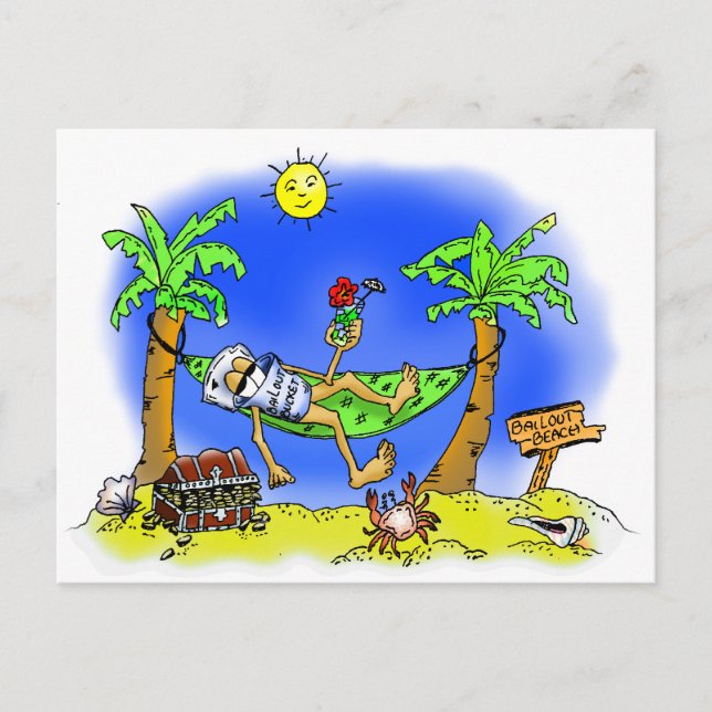 Carte Postale Plage de renflouement (Devant)