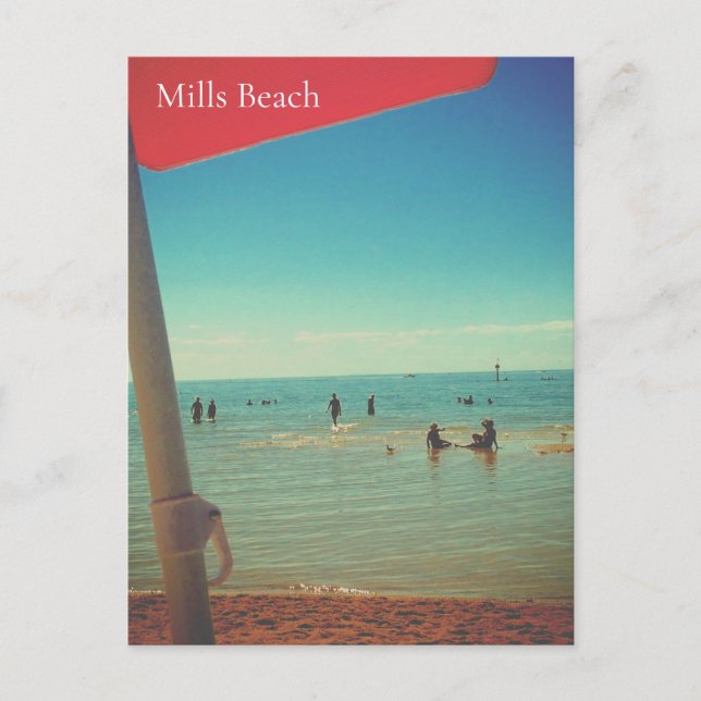 Carte Postale Plage de Retro Mills, Mornington (Devant)