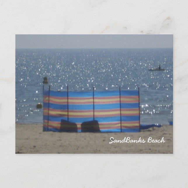 Carte Postale Plage de SandBanks (Devant)