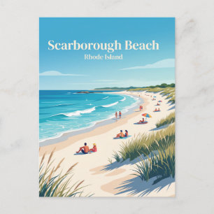 Carte Postale Plage de Scarborough Rhode Island
