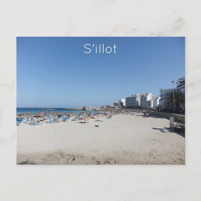 Carte Postale Plage de S'illot (Devant)