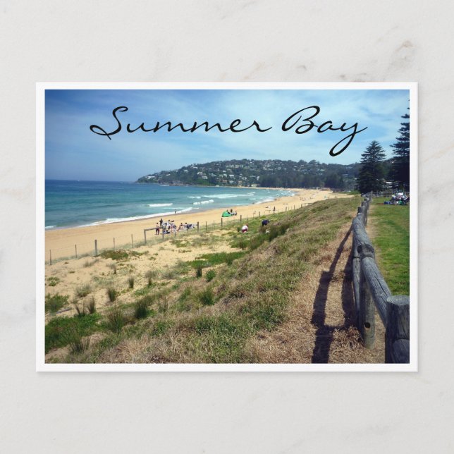 Carte Postale plage de Summer Bay (Devant)