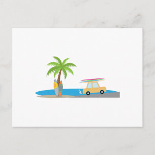 Carte Postale Plage de Surfer