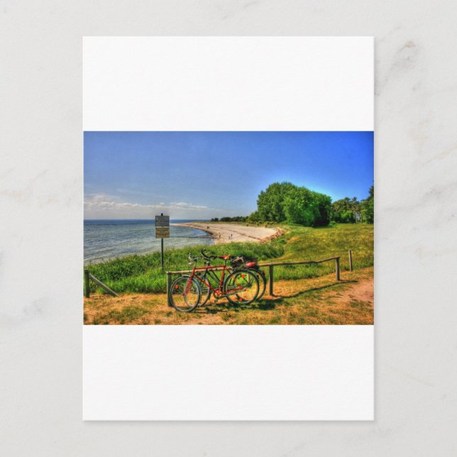 Carte Postale Plage de Thiessow sur l'île de Ruegen (Devant)