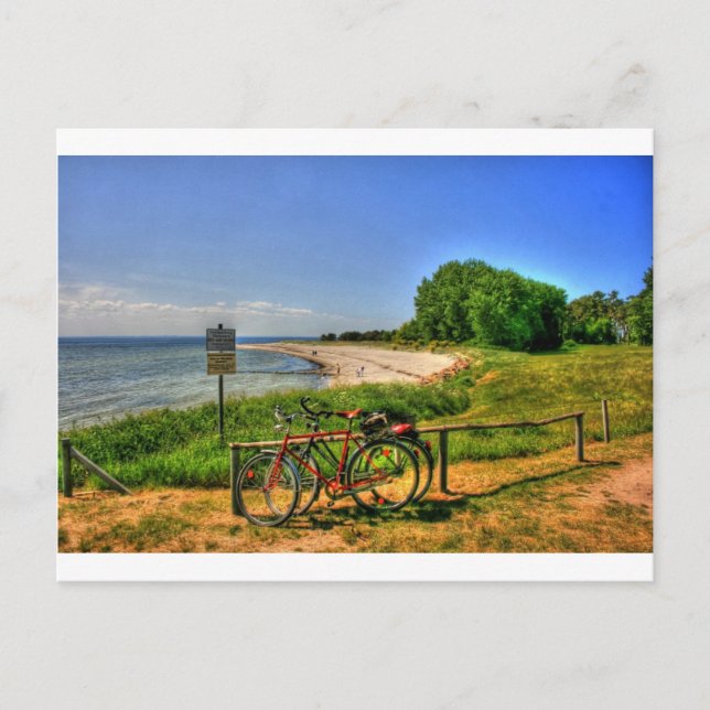 Carte Postale Plage de Thiessow sur l'île de Rügen (Devant)