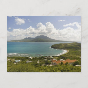 Carte Postale Plage de tortue, péninsule sud-est, St Kitts,