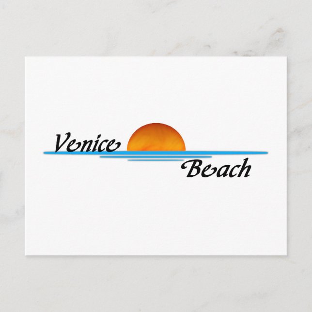 Carte Postale Plage de Venice (Devant)