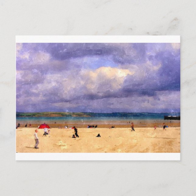 Carte Postale Plage de Weymouth (Devant)