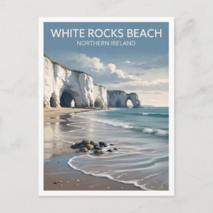 Carte Postale Plage de White Rocks Portrush Irlande du Nord Voya