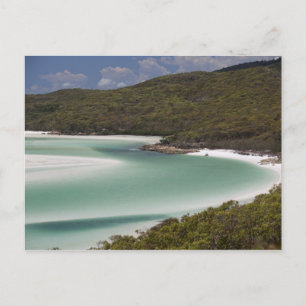 Carte Postale Plage de Whitehaven, Hill Inlet, Tounge Point,