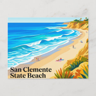 Carte Postale Plage d'État de San Clemente Californie