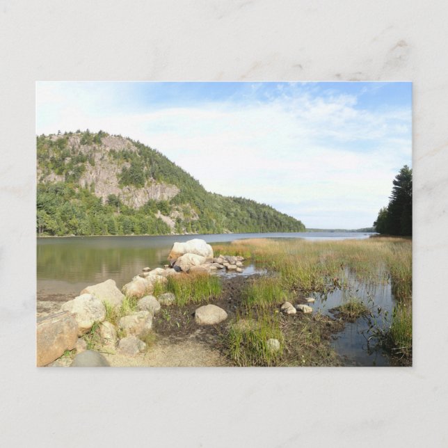 Carte Postale Plage du lac Echo au parc national Acadia (Devant)