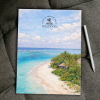 Plage du Paradis Tropical, Maldives | Aquarelle