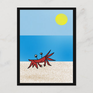 Carte Postale plage estivale