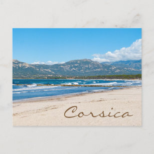 Carte Postale Plage et Montagnes de Corse