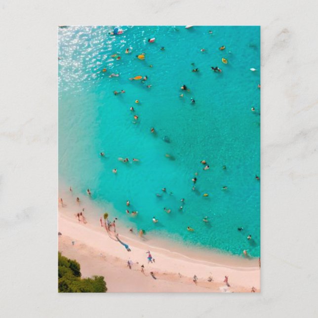 Carte Postale Plage été (Devant)