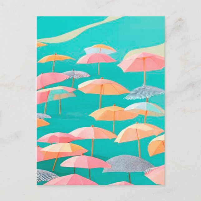 Carte Postale Plage été (Devant)