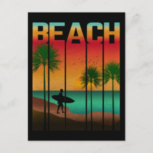 Carte Postale Plage Été Tropical