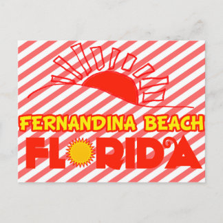 Carte Postale Plage Fernandina, Floride