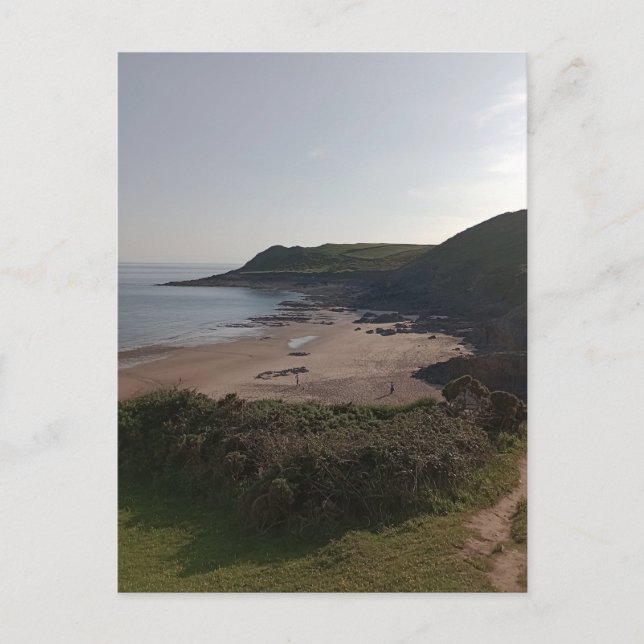 Carte Postale Plage galloise 2023 (Devant)