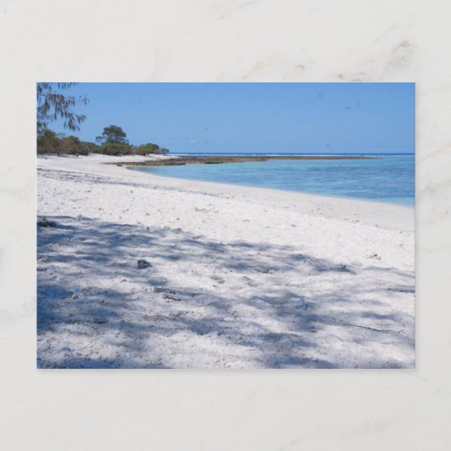 Carte Postale Plage isolée (Devant)