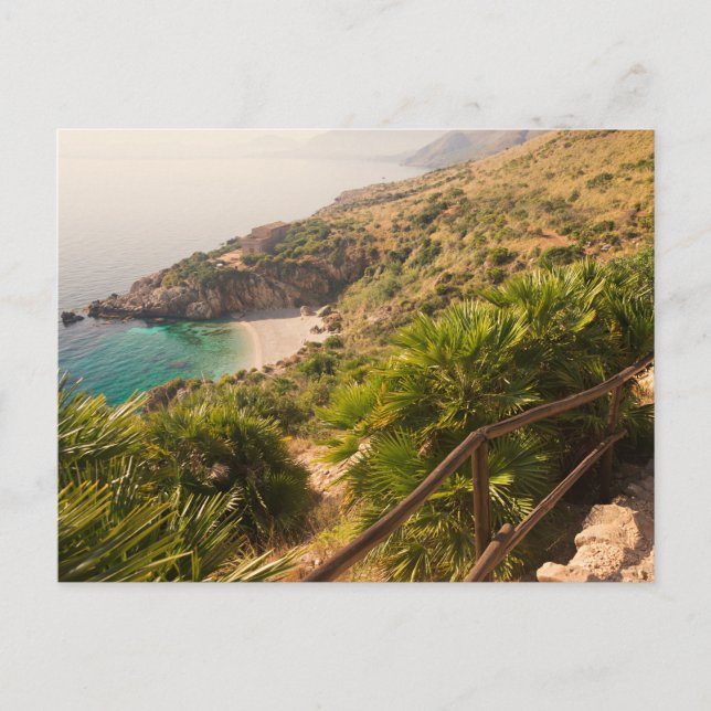 Carte Postale Plage isolée à Lo Zingaro, Sicile (Devant)