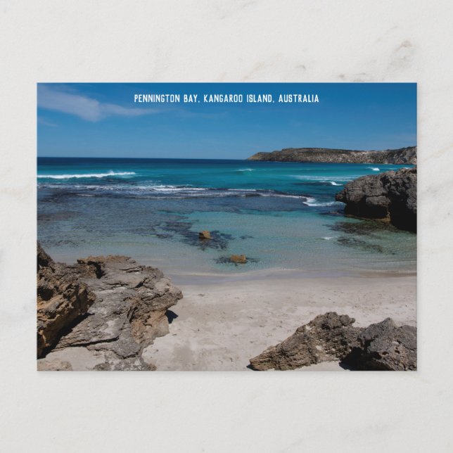 Carte Postale Plage isolée au paradis Australien (Devant)