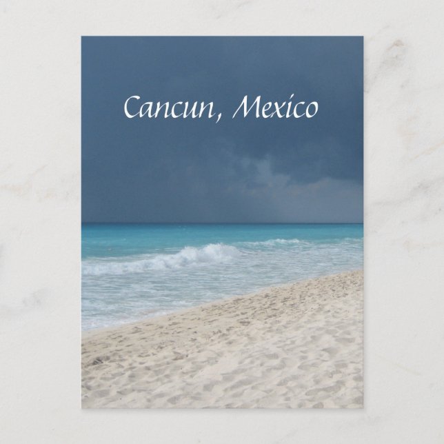 Carte Postale Plage mexicaine (Devant)