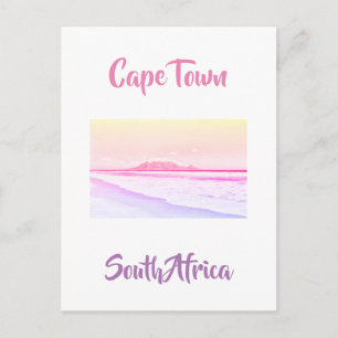 Carte Postale Plage Ocean Mountain de la Table du Cap