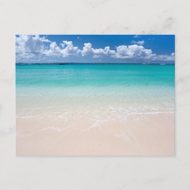 Carte Postale Plage océanique (Devant)