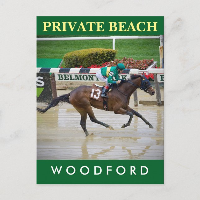 Carte Postale Plage privée (Devant)