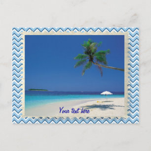 Carte Postale Plage tropicale vacances paradis en Floride USA