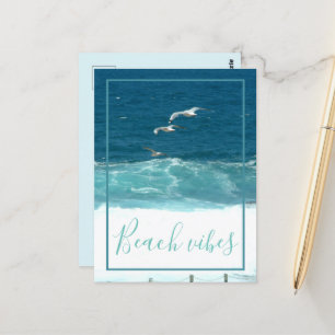 Carte Postale Plage Vibes Ocean Waves