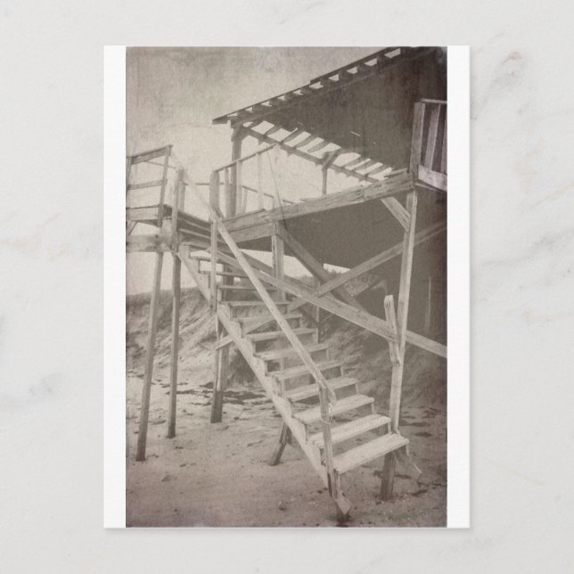 Carte Postale Plage vintage (Devant)