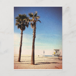 Carte Postale Plage vintage de Venice