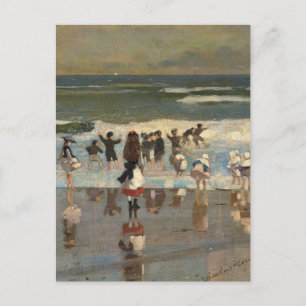 Carte Postale Plage - Winslow Homer