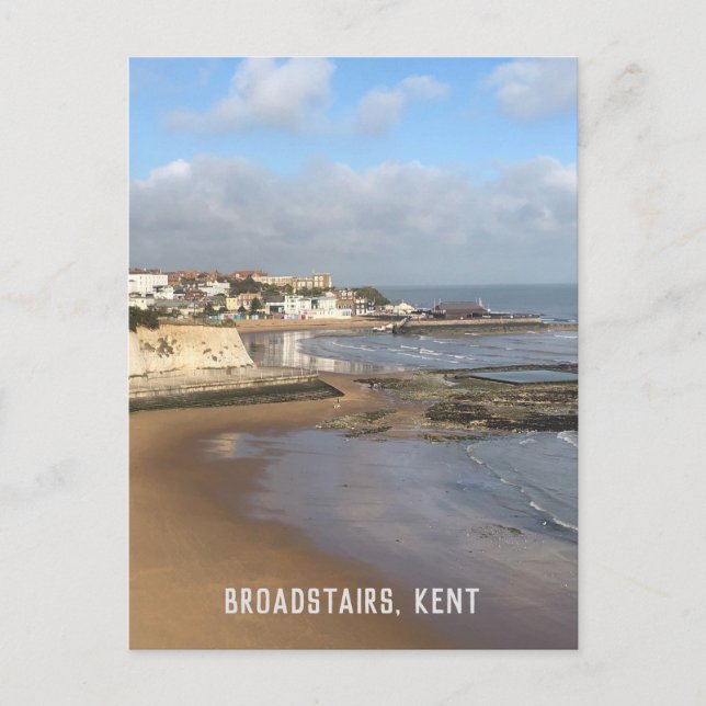 Carte Postale Plages à Broadstairs dans le Kent (Devant)
