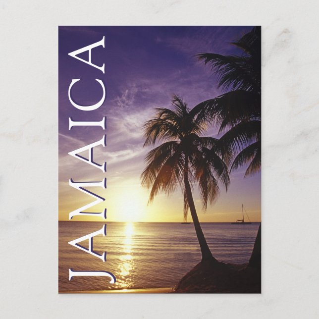 Carte Postale Plages à Negril Jamaïque | Joyeux Anniversaire (Devant)