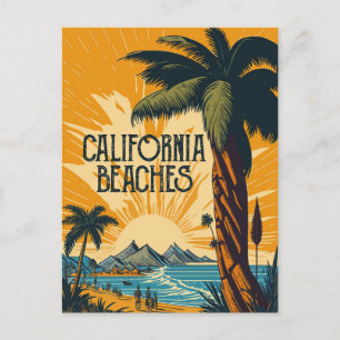 Carte Postale Plages de Californie