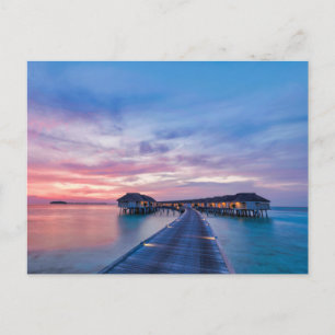 Carte Postale Plages tropicales   Bungalows Maldives