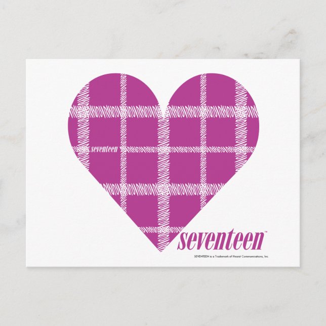 Carte Postale Plaid Purple 2 (Devant)
