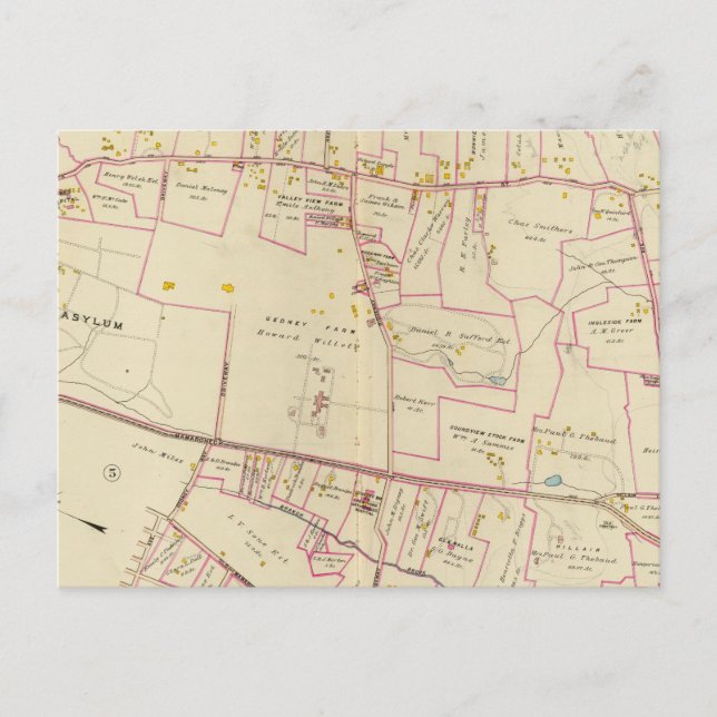 Carte Postale Plaines blanches, New York (Devant)