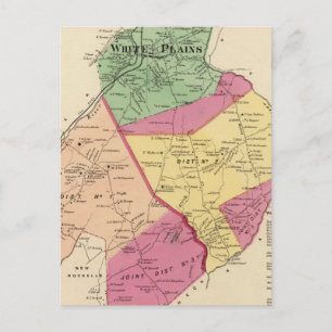 Carte Postale Plaines blanches, villes de Scarsdale