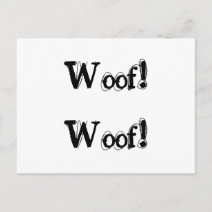 Carte Postale Plainte d'aboiement de chien