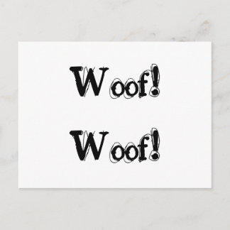 Carte Postale Plainte d'aboiement de chien