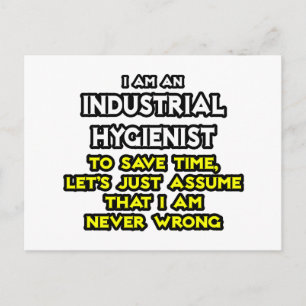 Carte Postale Plaisanterie Hygiéniste Industrielle .. Ne jamais