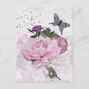 Carte Postale Plaisir Floral