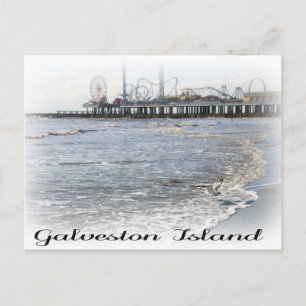 Carte postale Plaisir Quai de Galveston Island