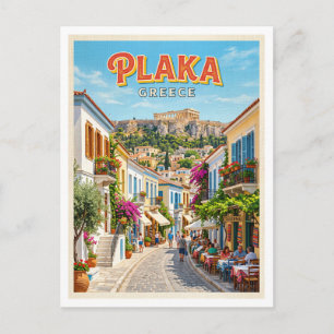 Carte Postale Plaka Athènes Grèce