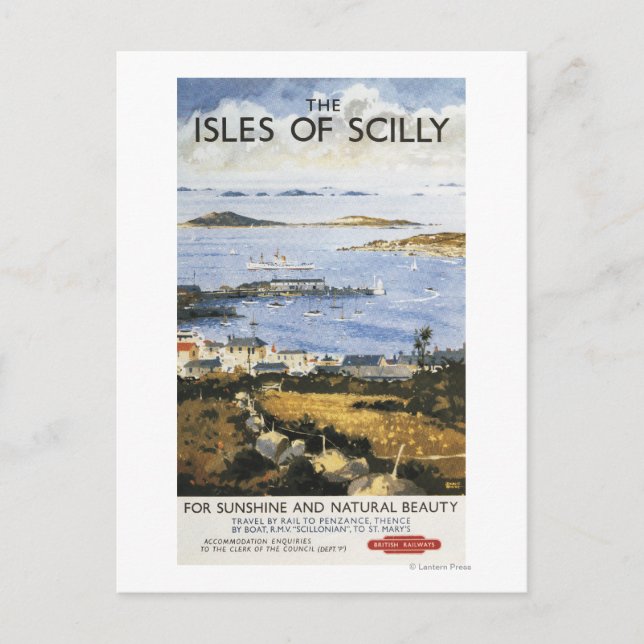 Carte Postale Plan aérien de la ville et du quai Poster du chemi (Devant)